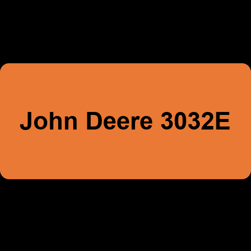 John Deere 3032E